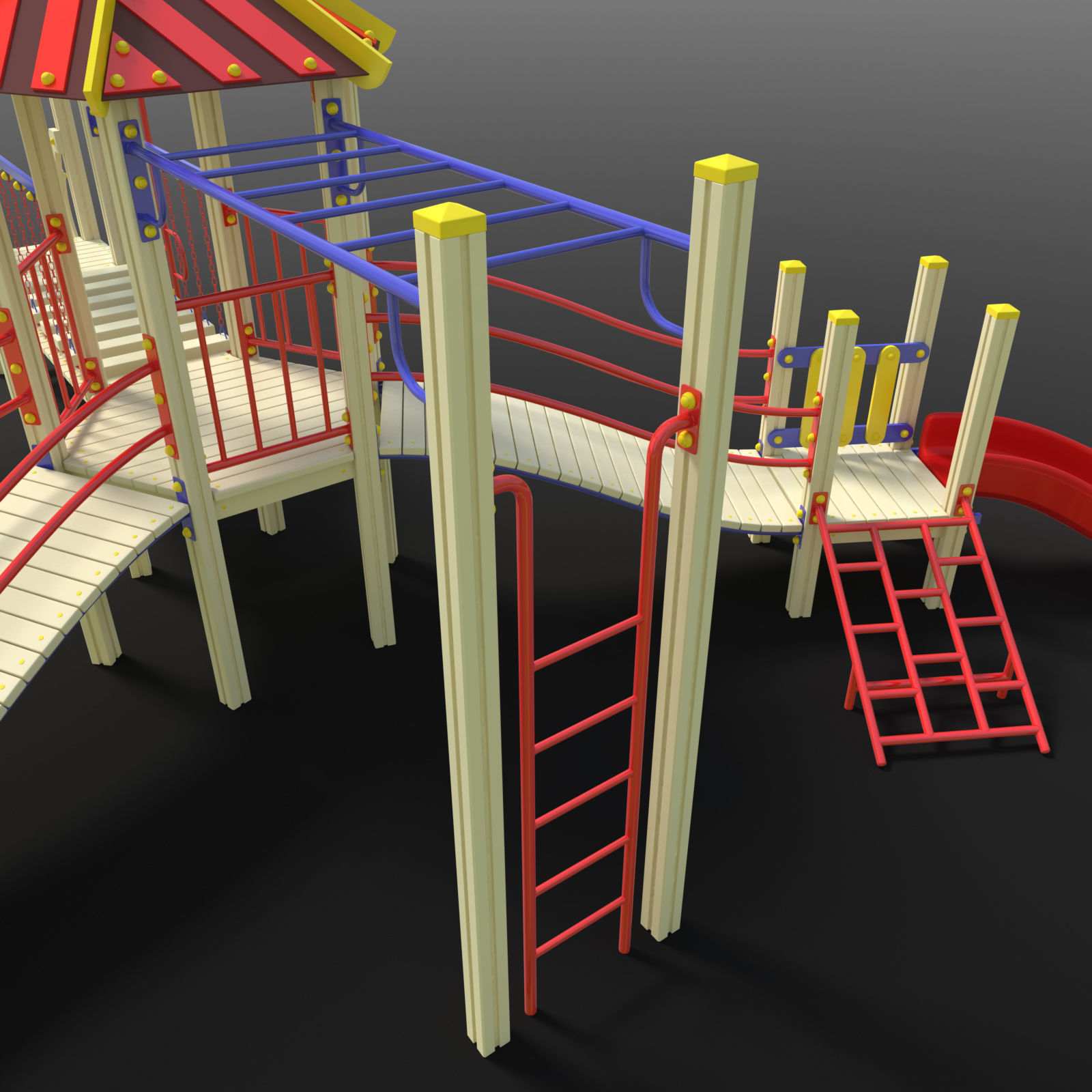 Playground Complex 3D model_20
