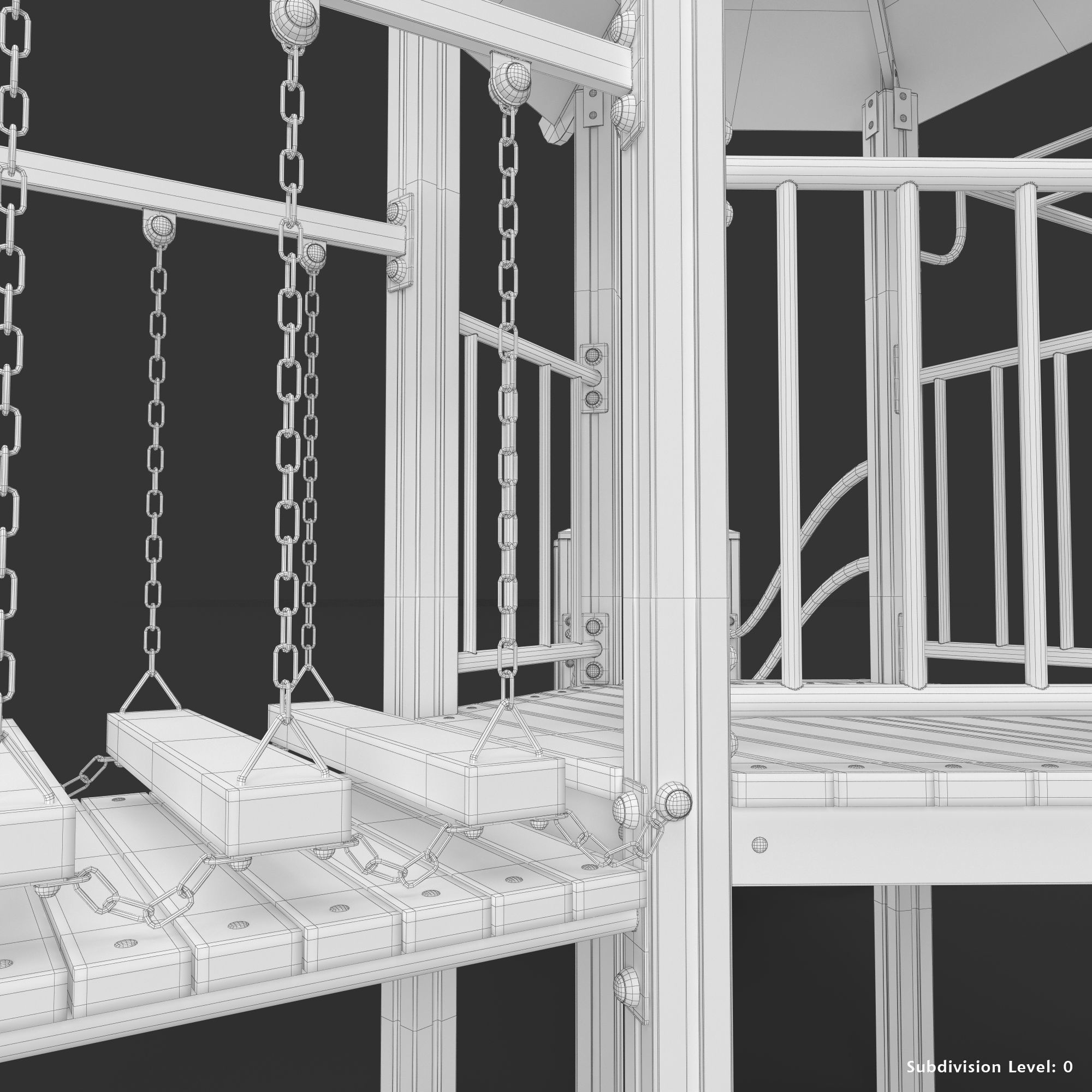 Playground Complex 3D model_41