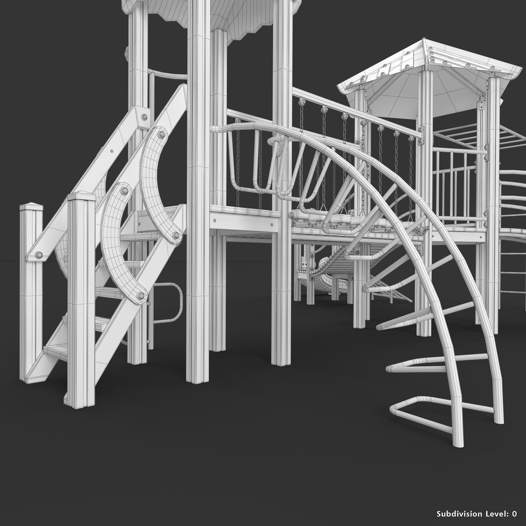 Playground Complex 3D model_38