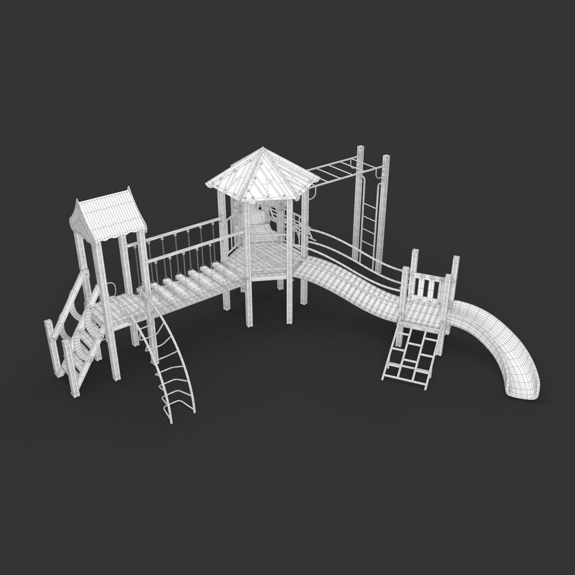 Playground Complex 3D model_35