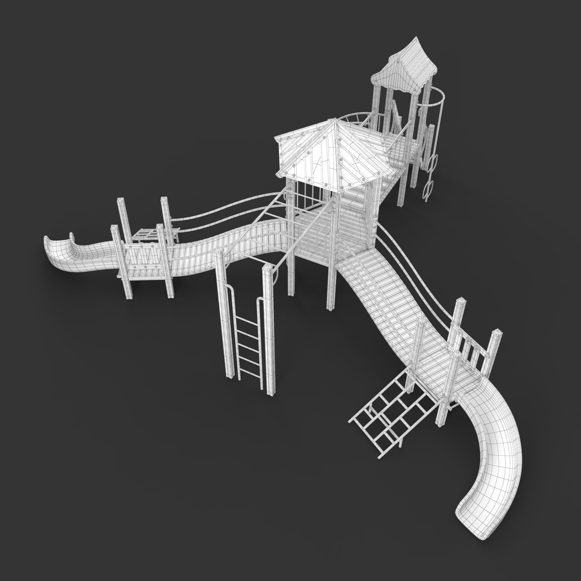 Playground Complex 3D model_36