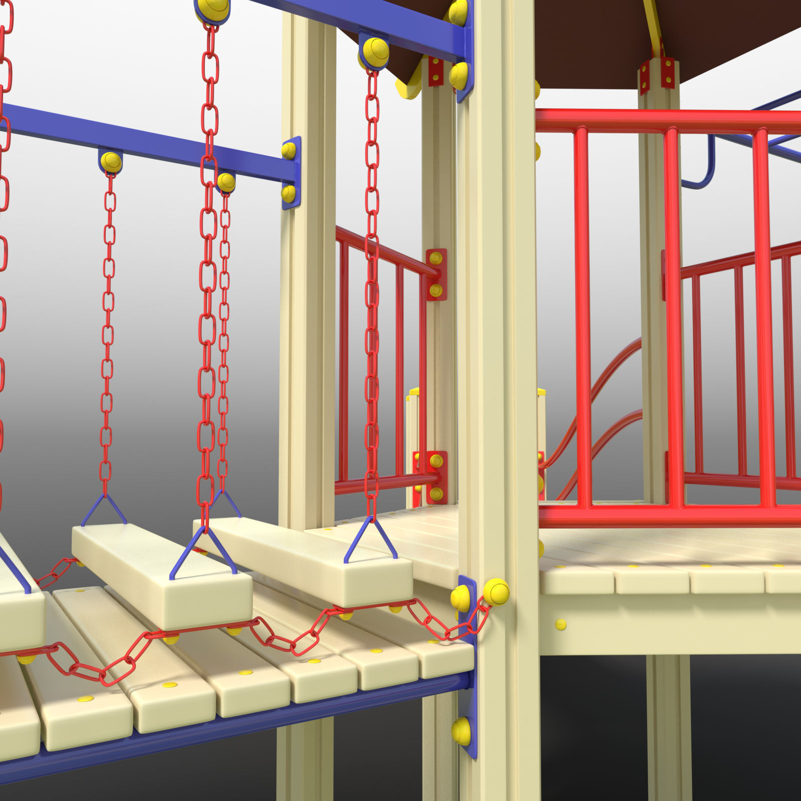Playground Complex 3D model_13