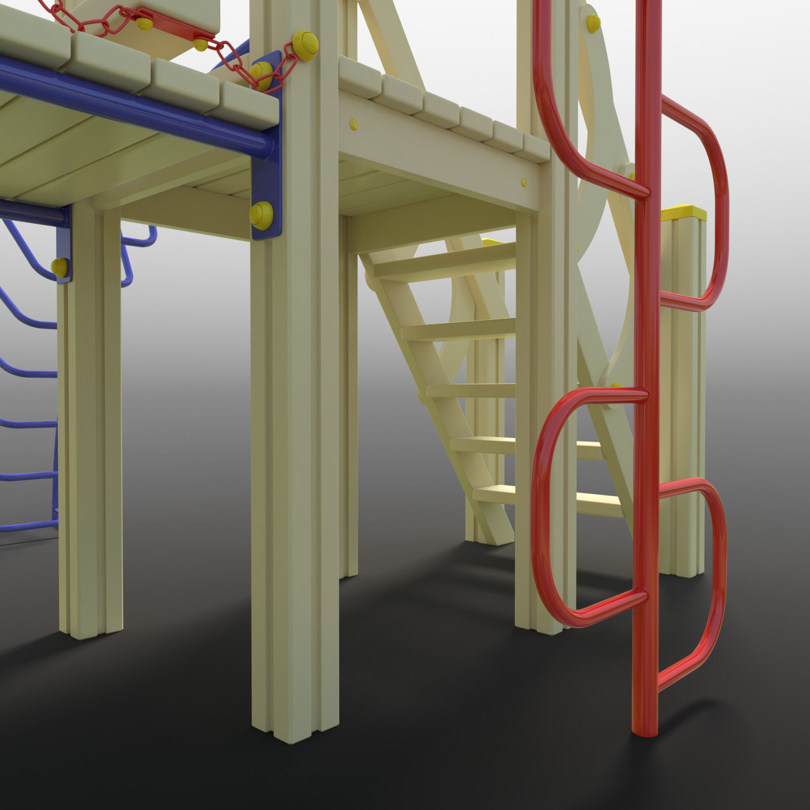 Playground Complex 3D model_12