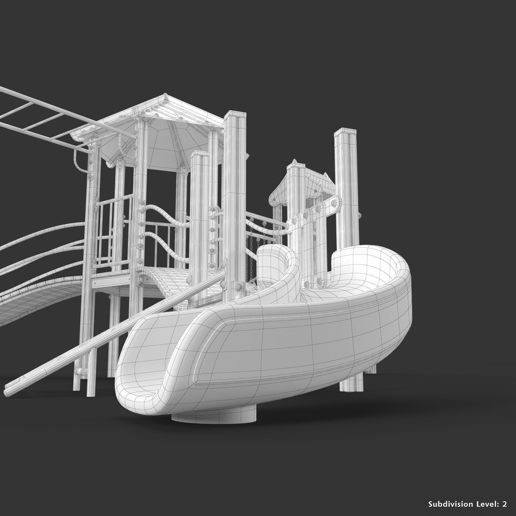 Playground Complex 3D model_46