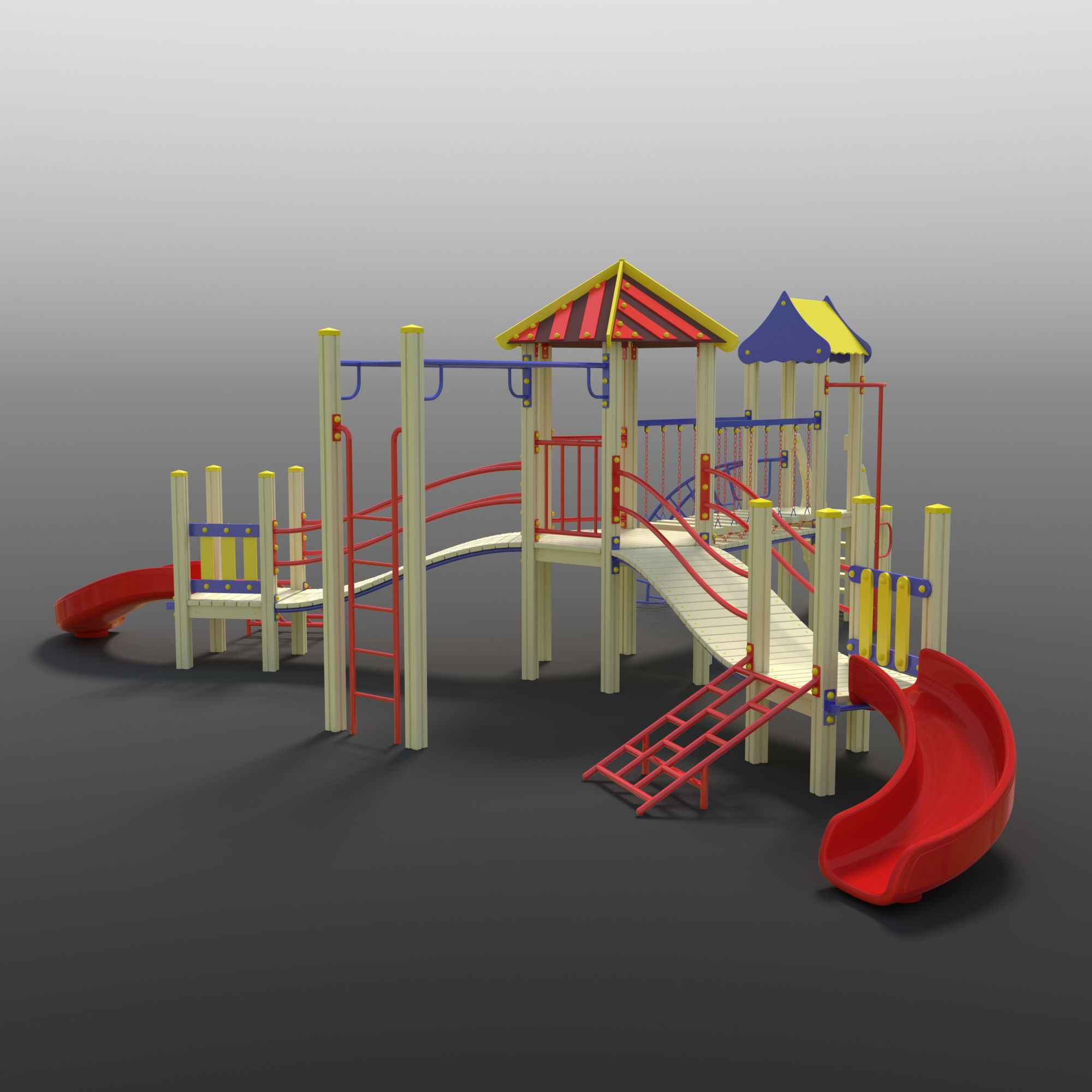 Playground Complex 3D model_3