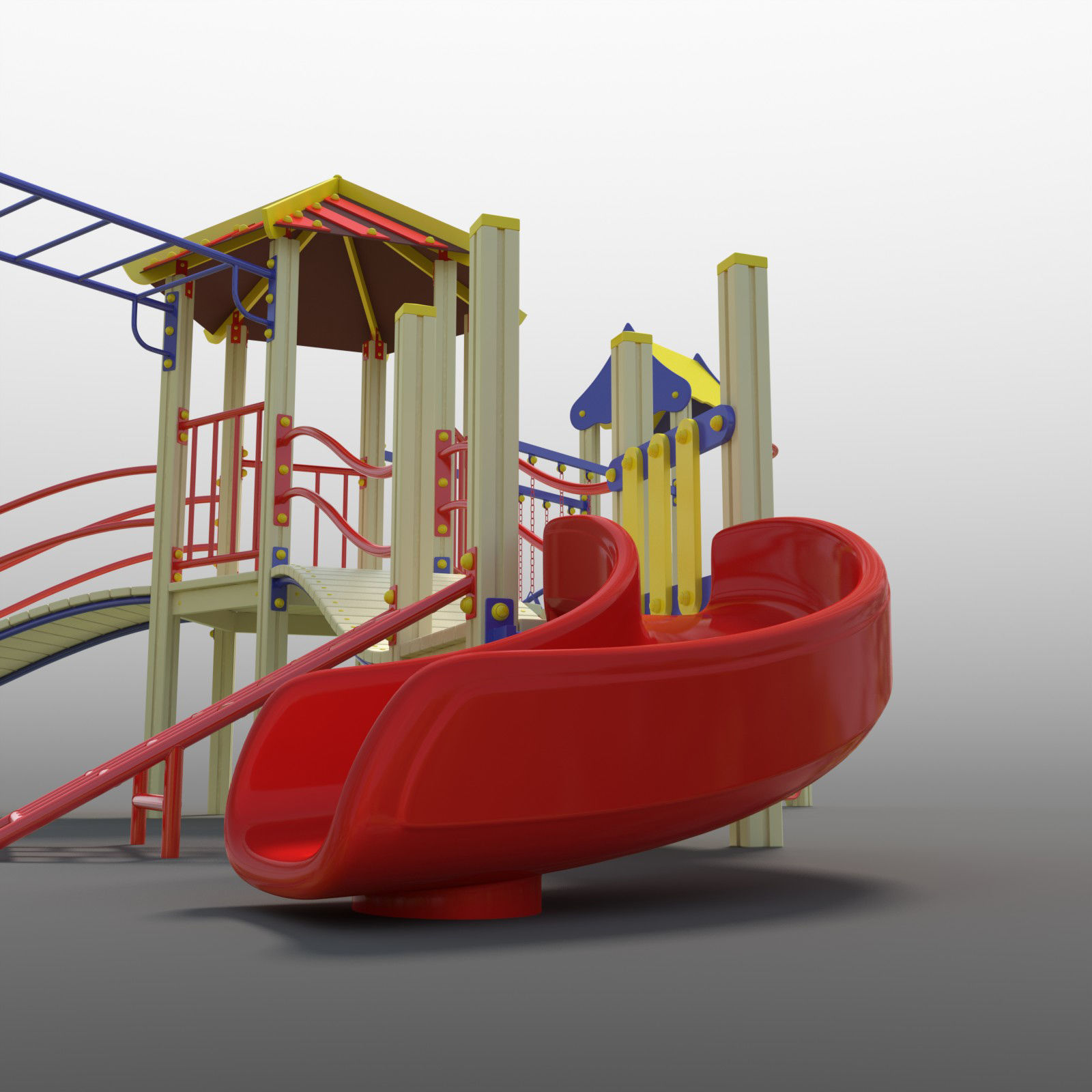Playground Complex 3D model_16
