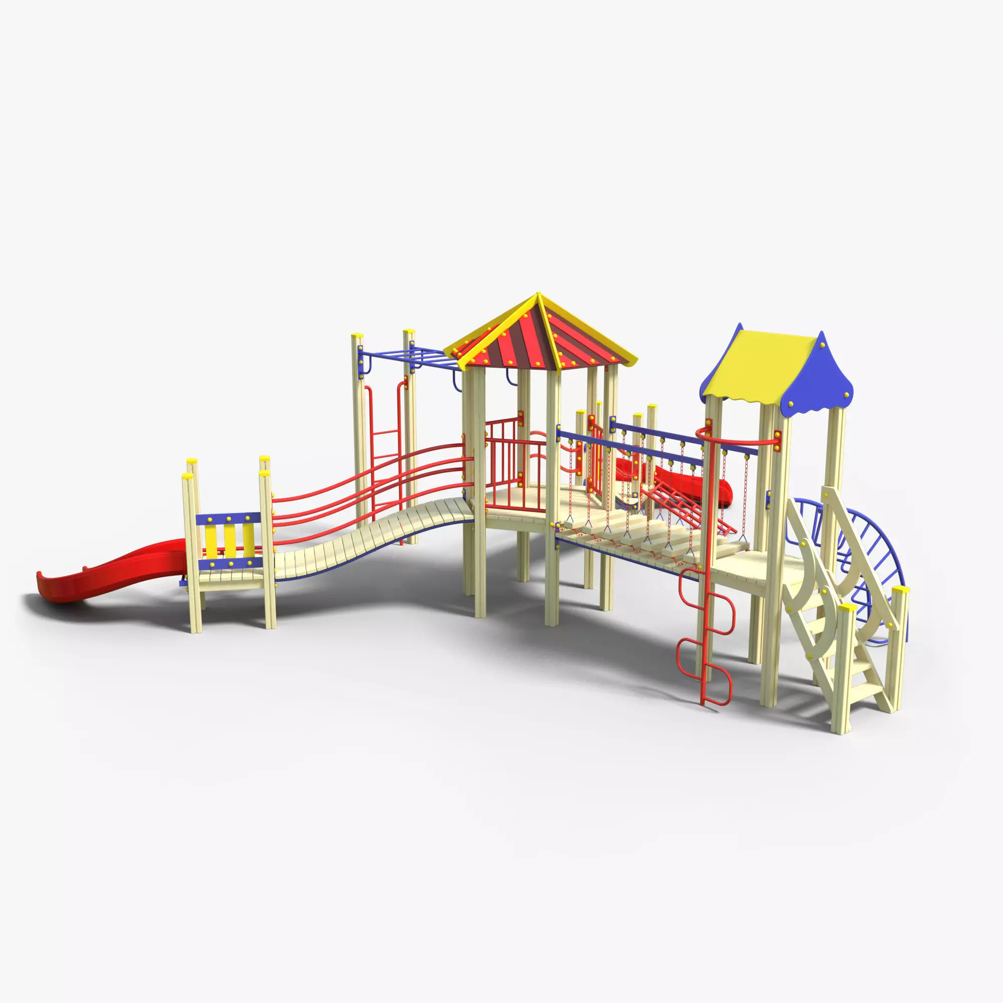Playground Complex 3D model_0