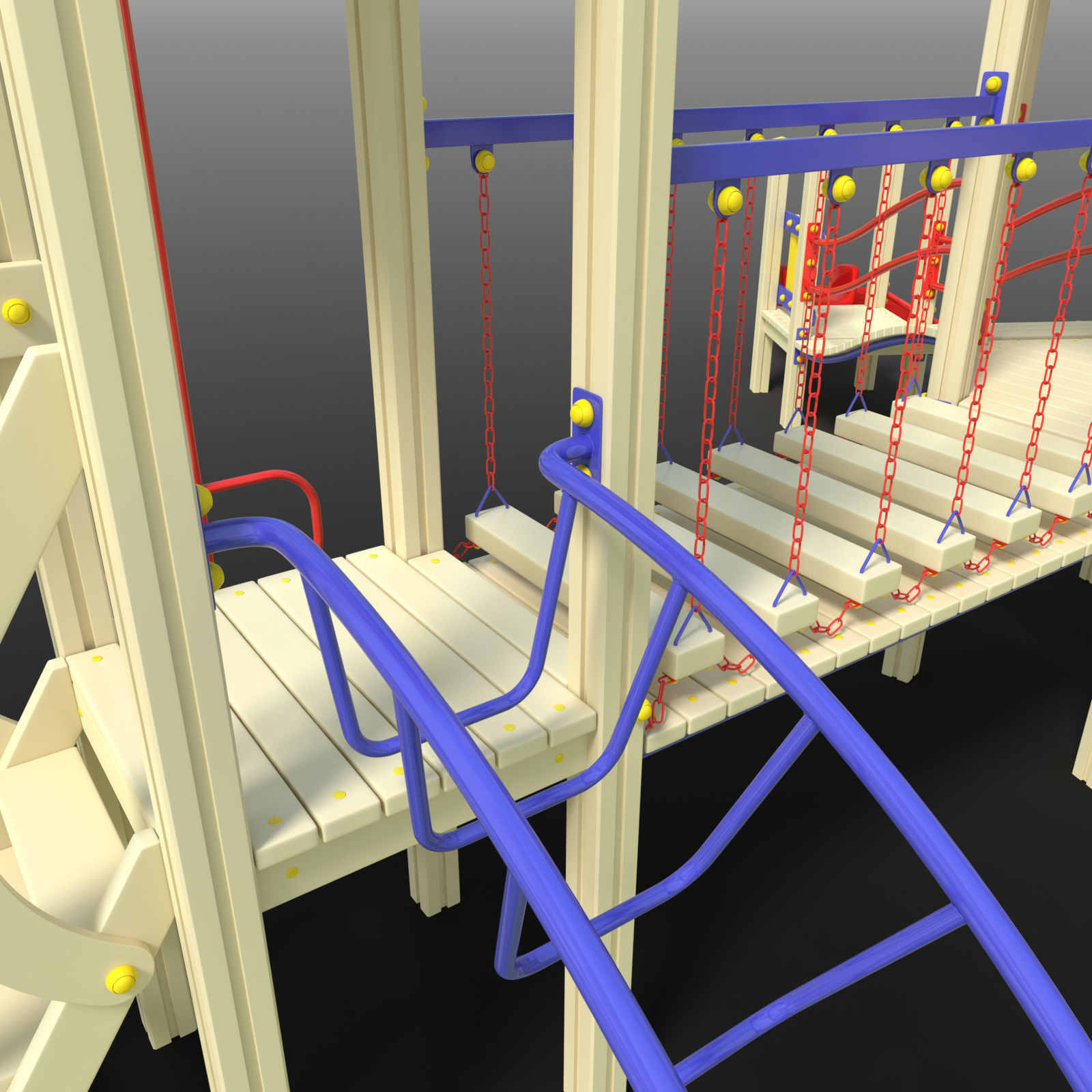 Playground Complex 3D model_9