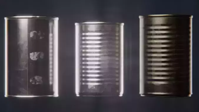 Canned Food - A Low-poly 3D model 7