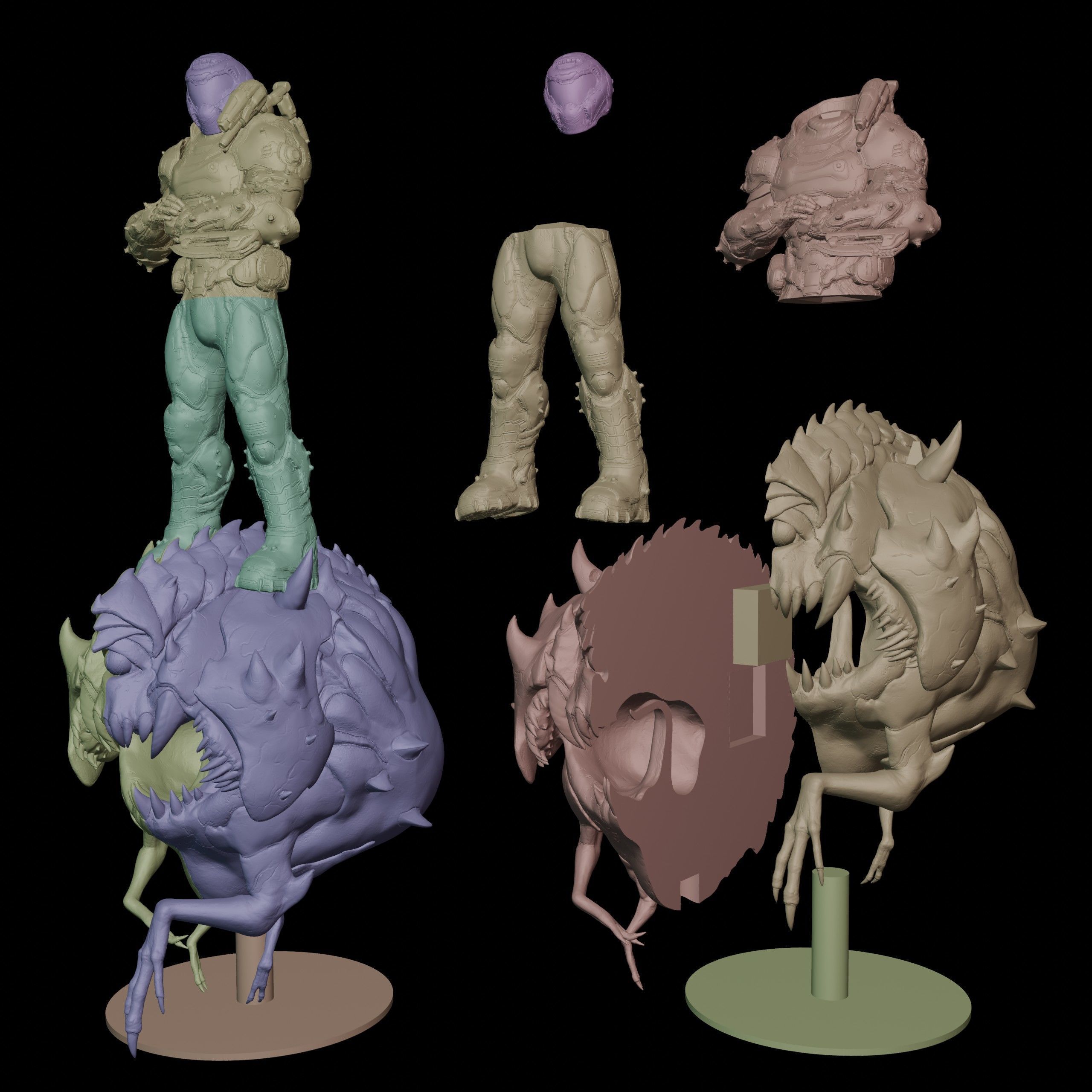 Doom Cacodemon 3D print model_12