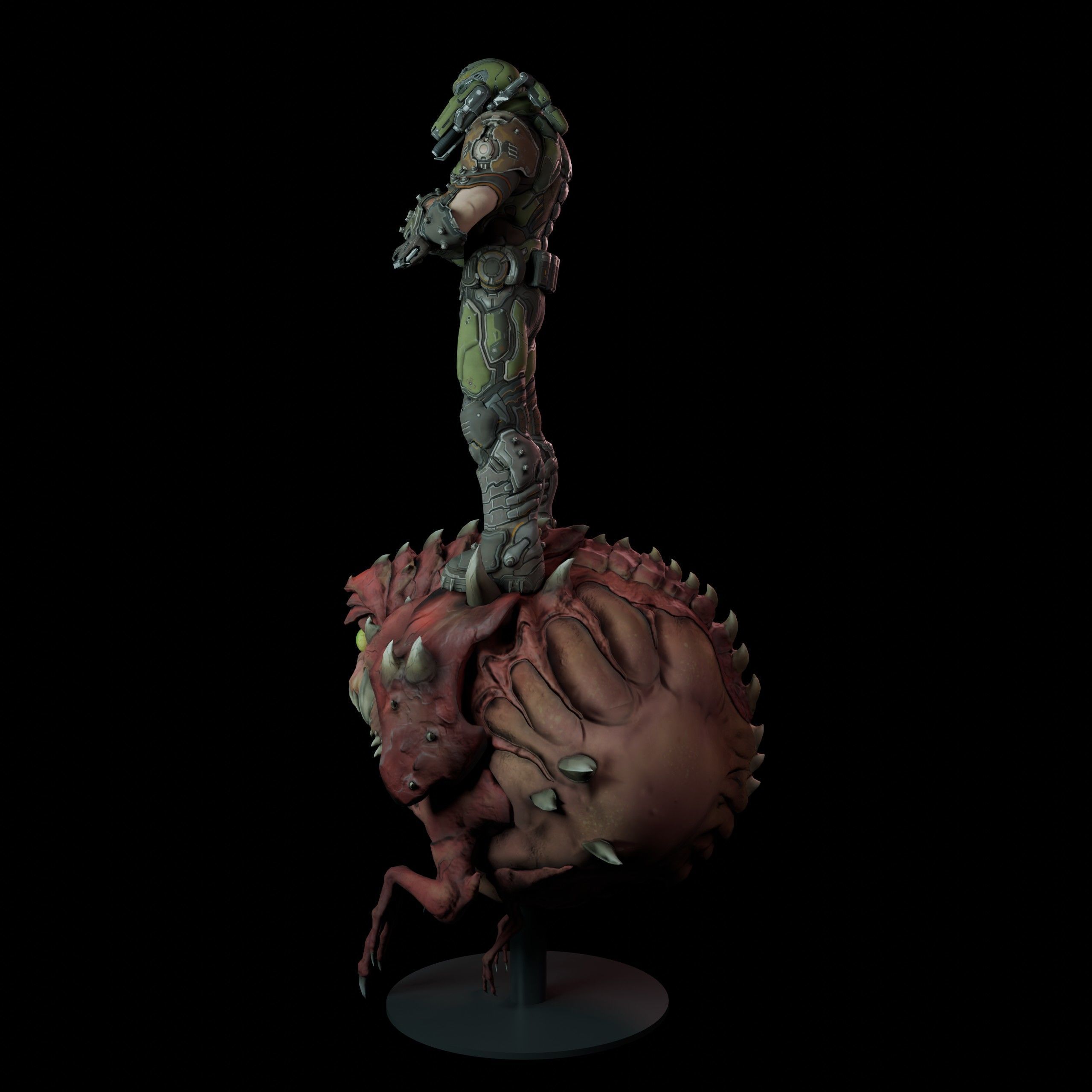 Doom Cacodemon 3D print model_2