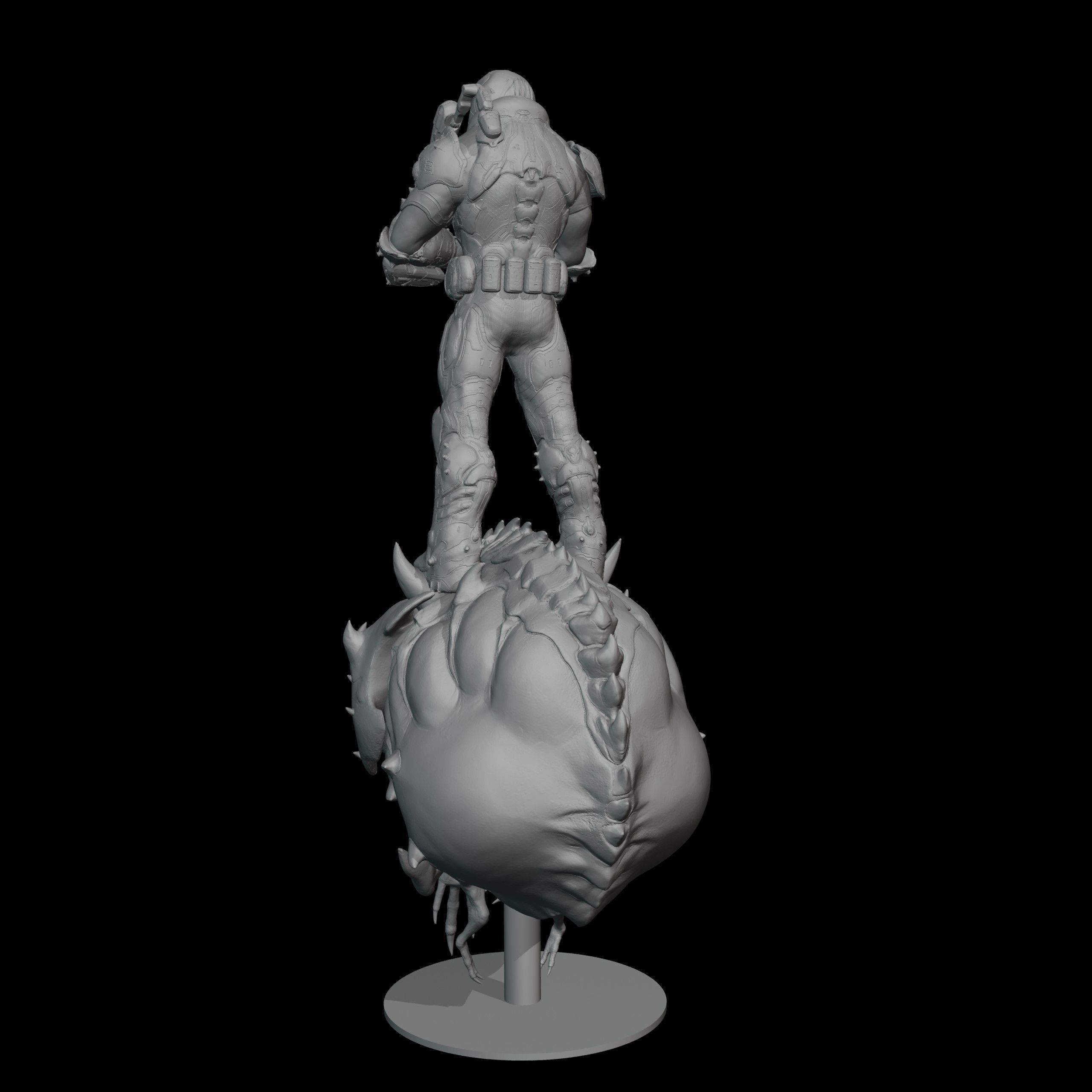 Doom Cacodemon 3D print model_5