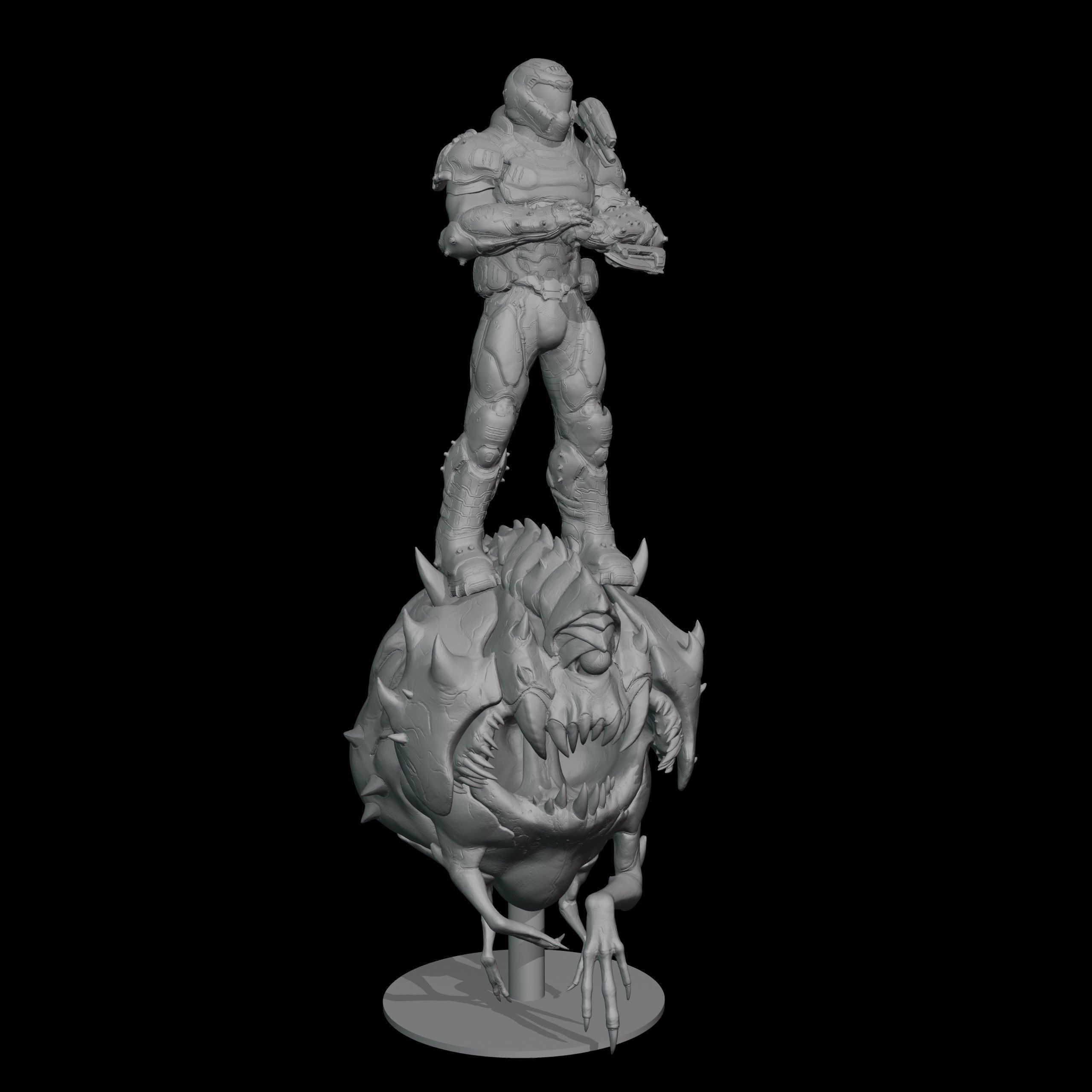 Doom Cacodemon 3D print model_11