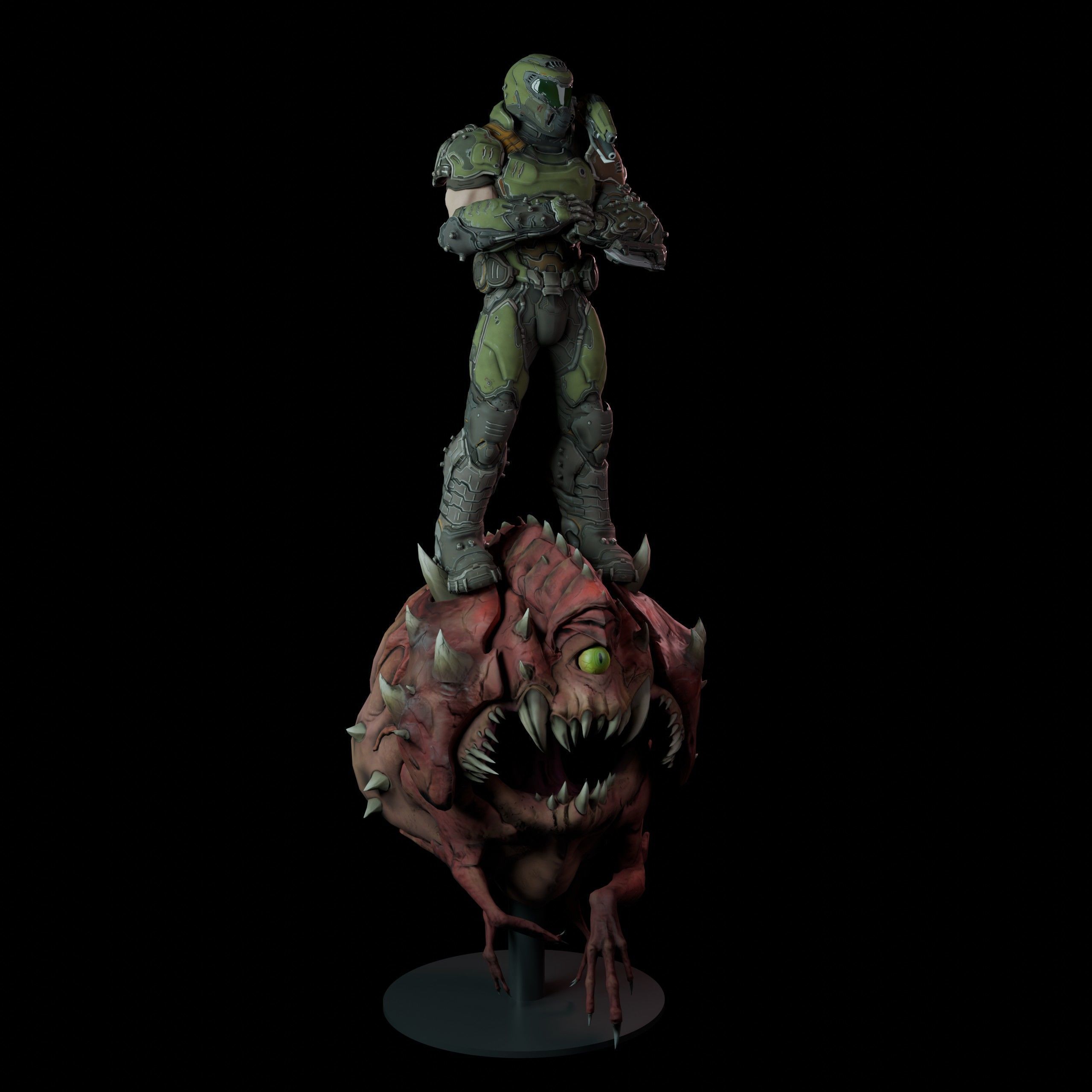 Doom Cacodemon 3D print model_10