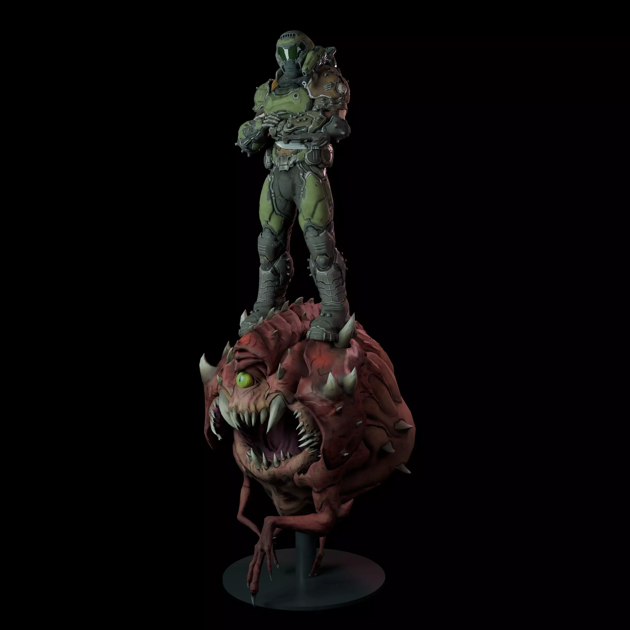 Doom Cacodemon 3D print model_0