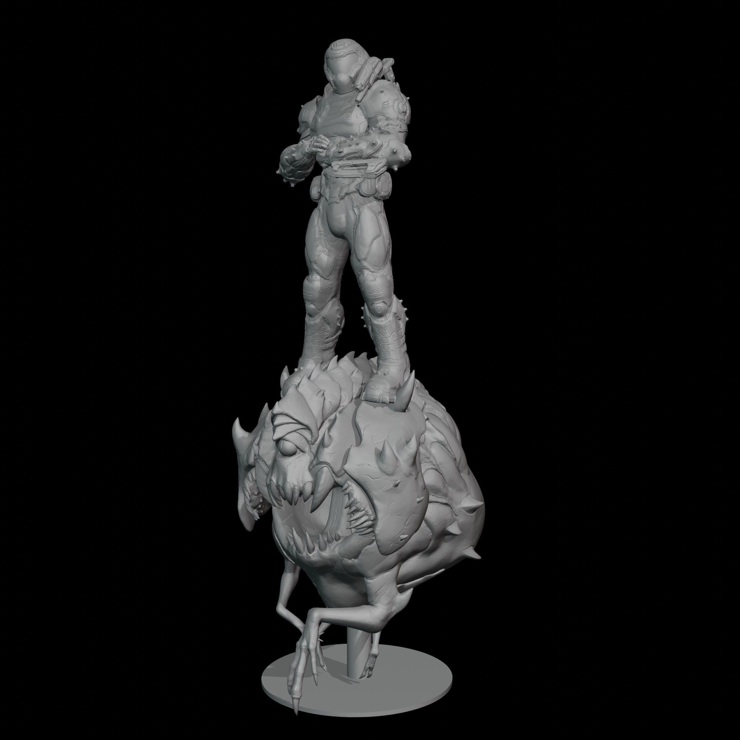Doom Cacodemon 3D print model_1