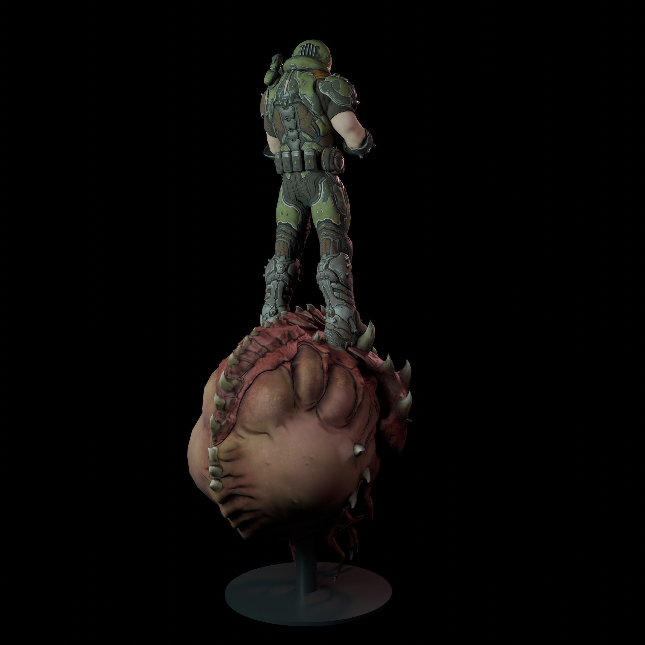 Doom Cacodemon 3D print model_6