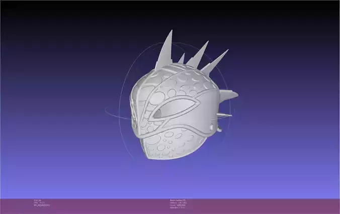 How To Train Your Dragon Astrid Dragon Scale Armor Helmet 3D print model