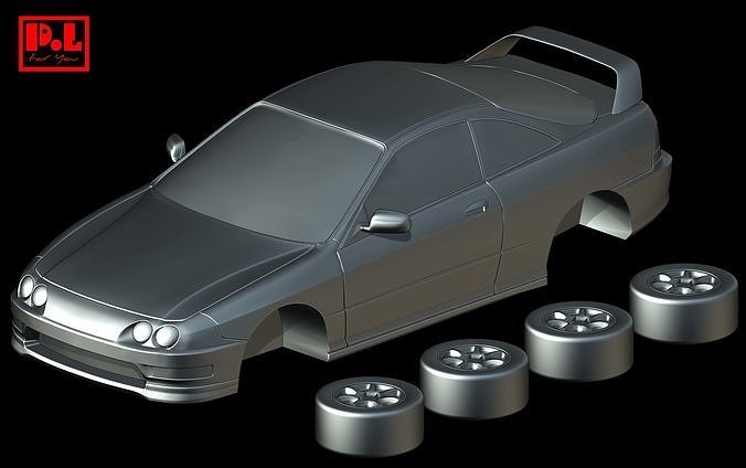 Acura Integra Type R 1997-2001 3D print model
