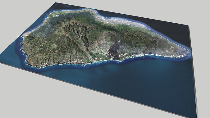 La Palma island Canary Islands Spain 3D model 6