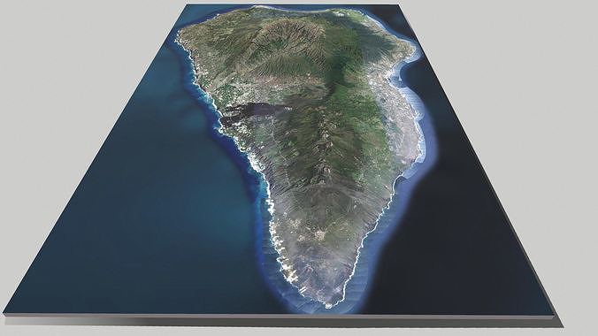 La Palma island Canary Islands Spain 3D model 7