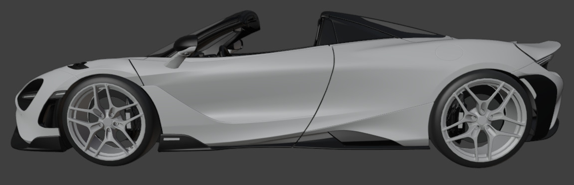 McLaren Spider 3D model_1