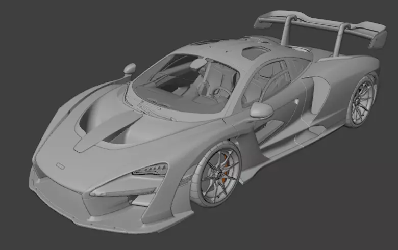McLaren Senna 3D model_0