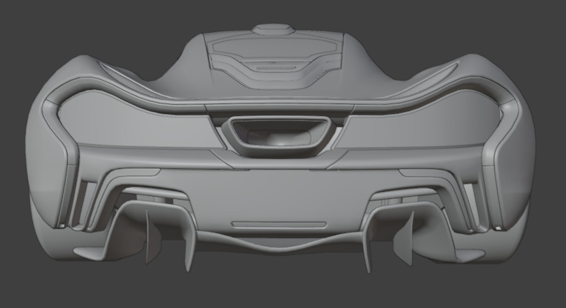 McLaren P1 3D model_2