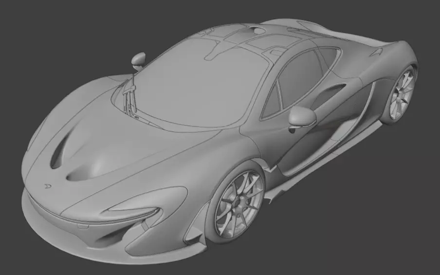 McLaren P1 3D model_0