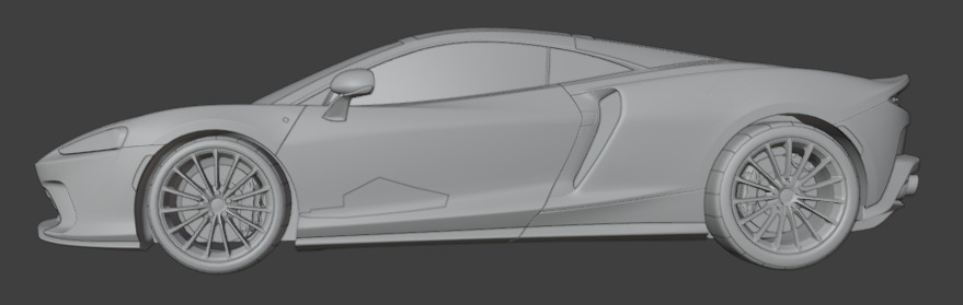McLaren GT 3D model_1