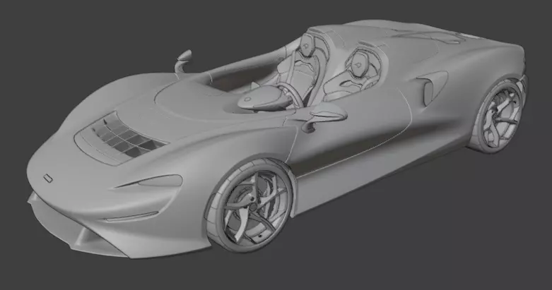 McLaren Elva 3D model_0