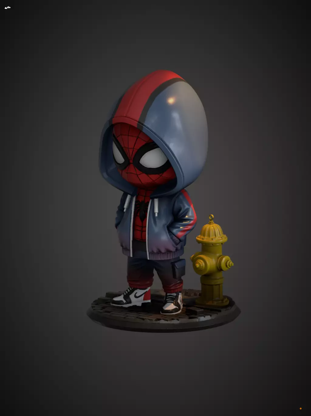 Spiderman street toy 3D print model