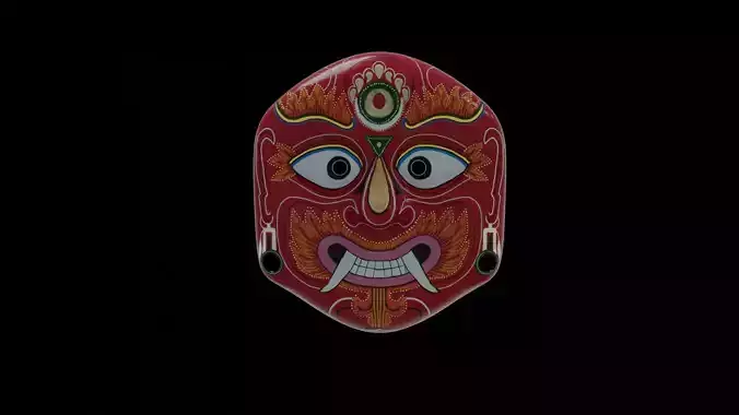 Lakhey mask  3D model