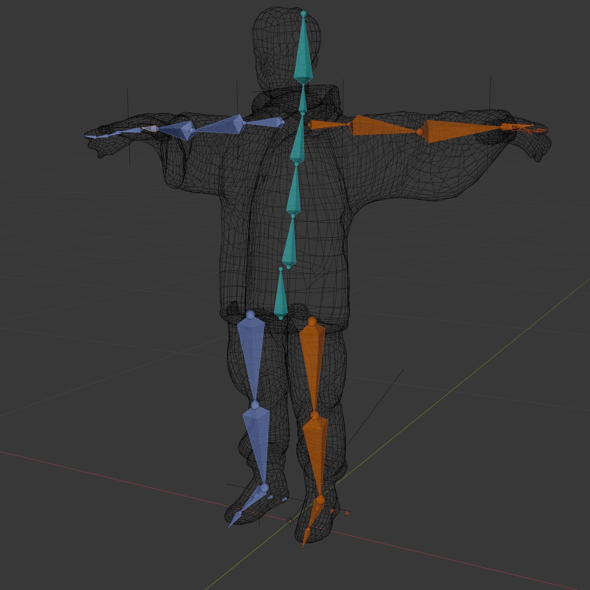 Urban Explorer Rigged and Animated D Character Model Low-poly 3D model_5