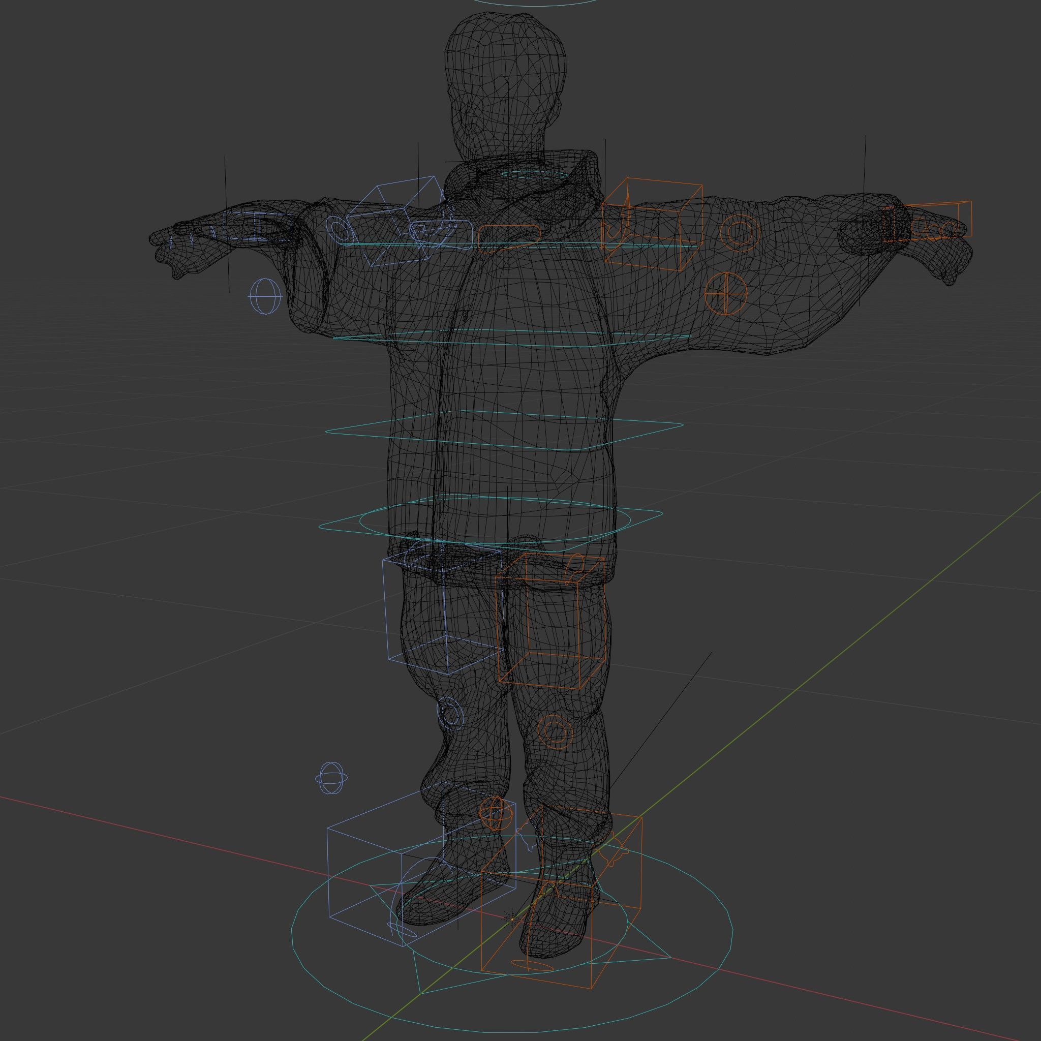 Urban Explorer Rigged and Animated D Character Model Low-poly 3D model_6