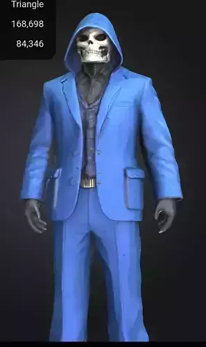 Horror cinematic character 