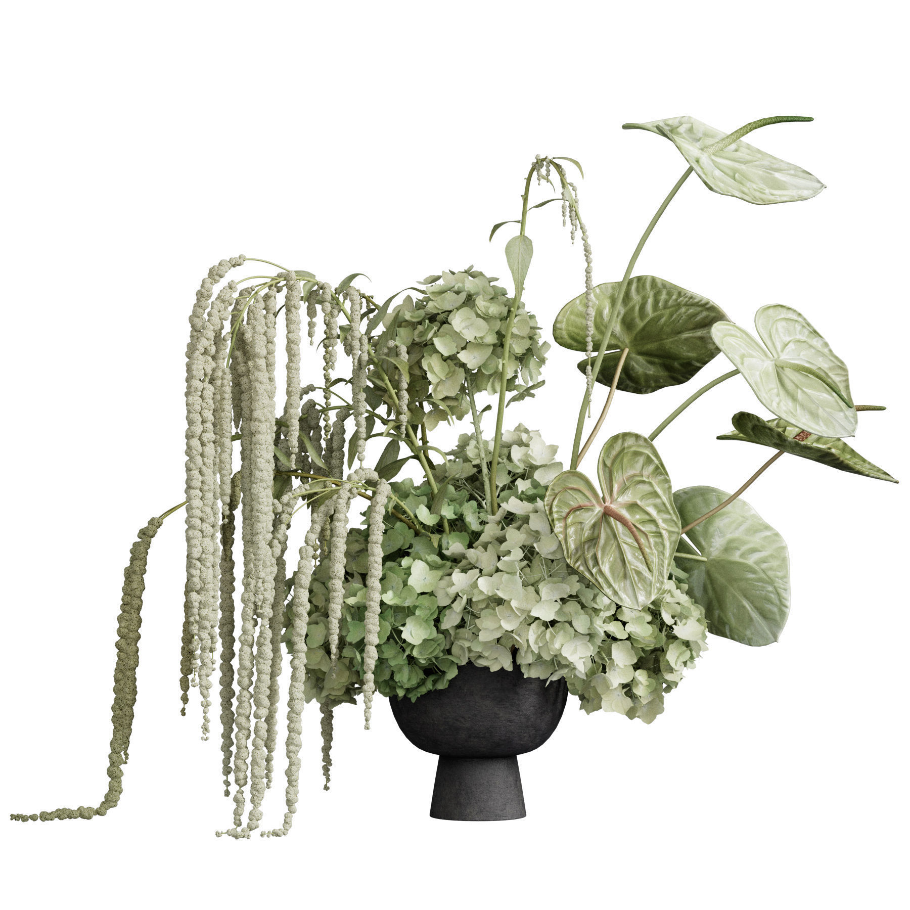 Flower In Vase 83 3D model_1