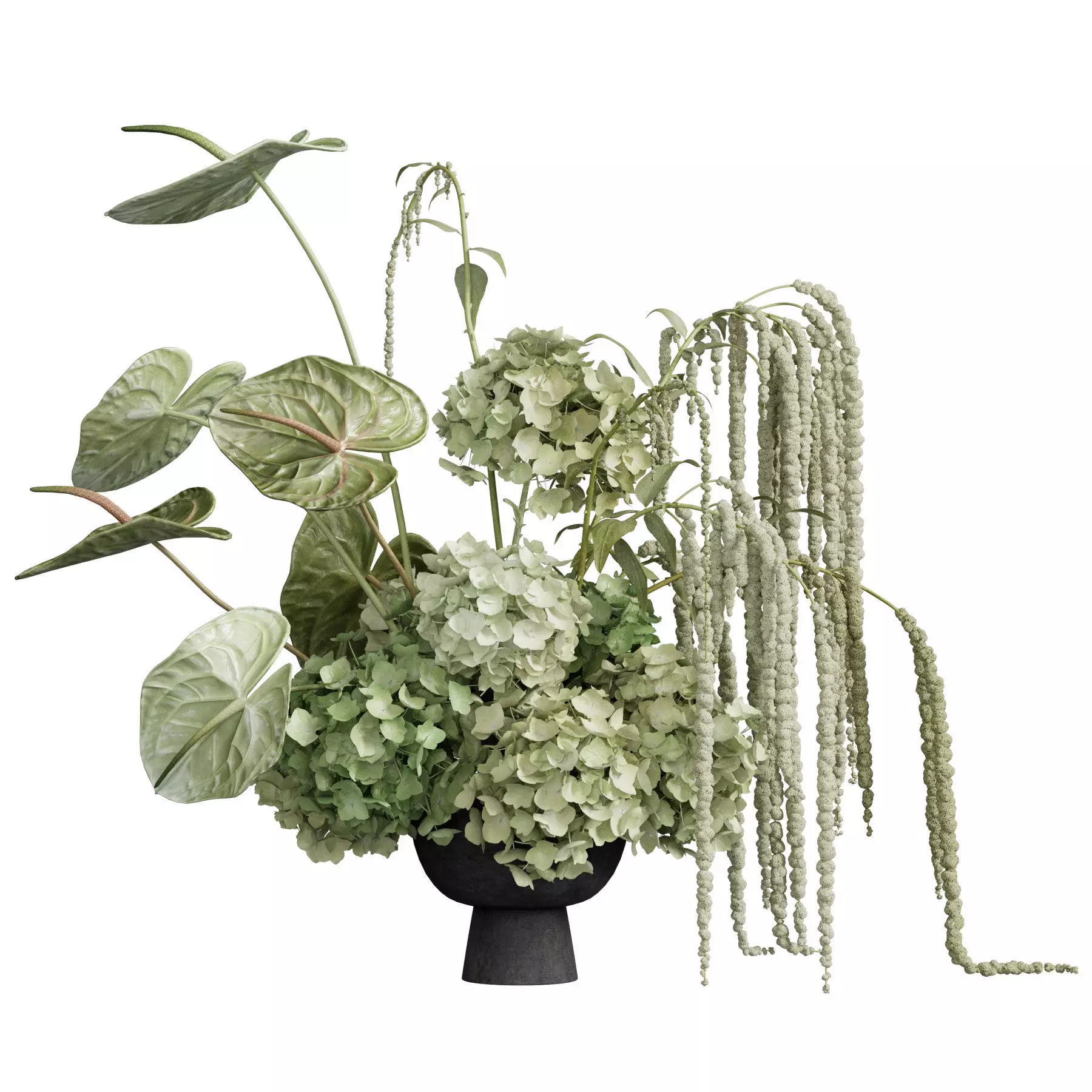 Flower In Vase 83 3D model_0