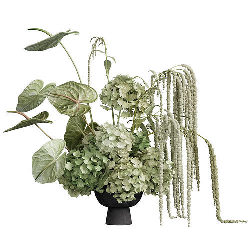 Flower In Vase 83 3D model