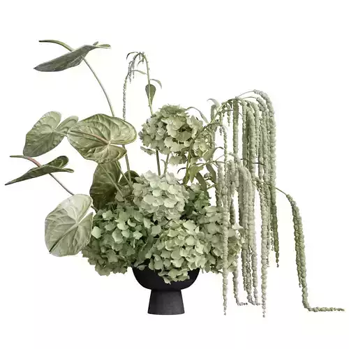 Flower In Vase 83 3D model Flower In Vase 83 3D model