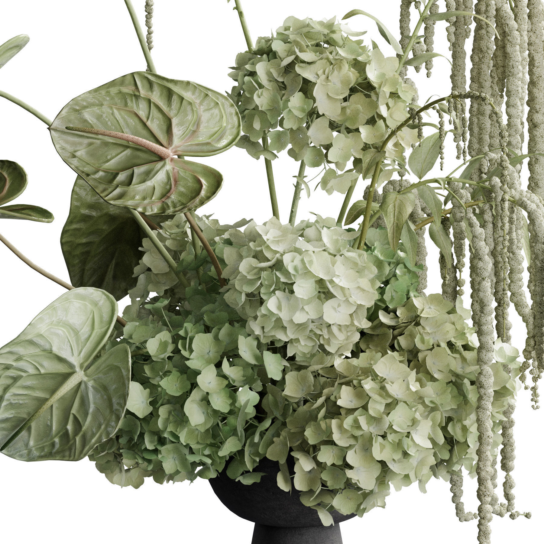 Flower In Vase 83 3D model_4