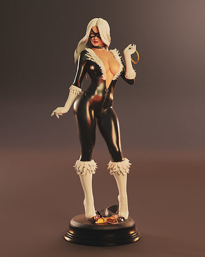 Black Cat 3D print model