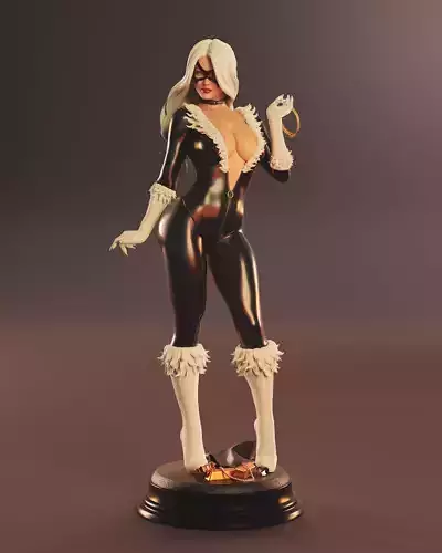 Black Cat 3D print model
