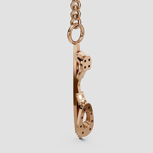 Ice Skate Key Holder Key Chain 3D print model
