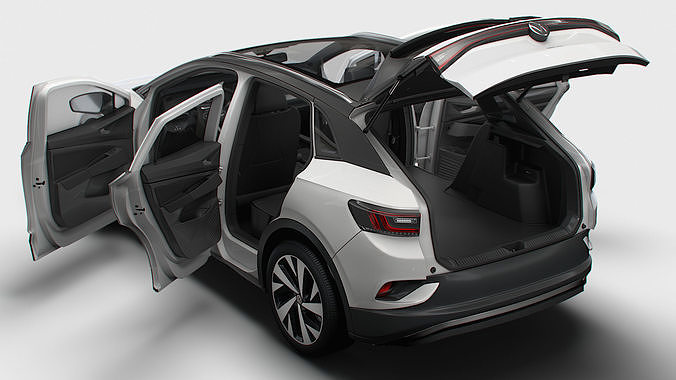 VW ID 4 Commercial HQInterior 2025 3D model