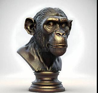 Kiki the monkey 3D print model