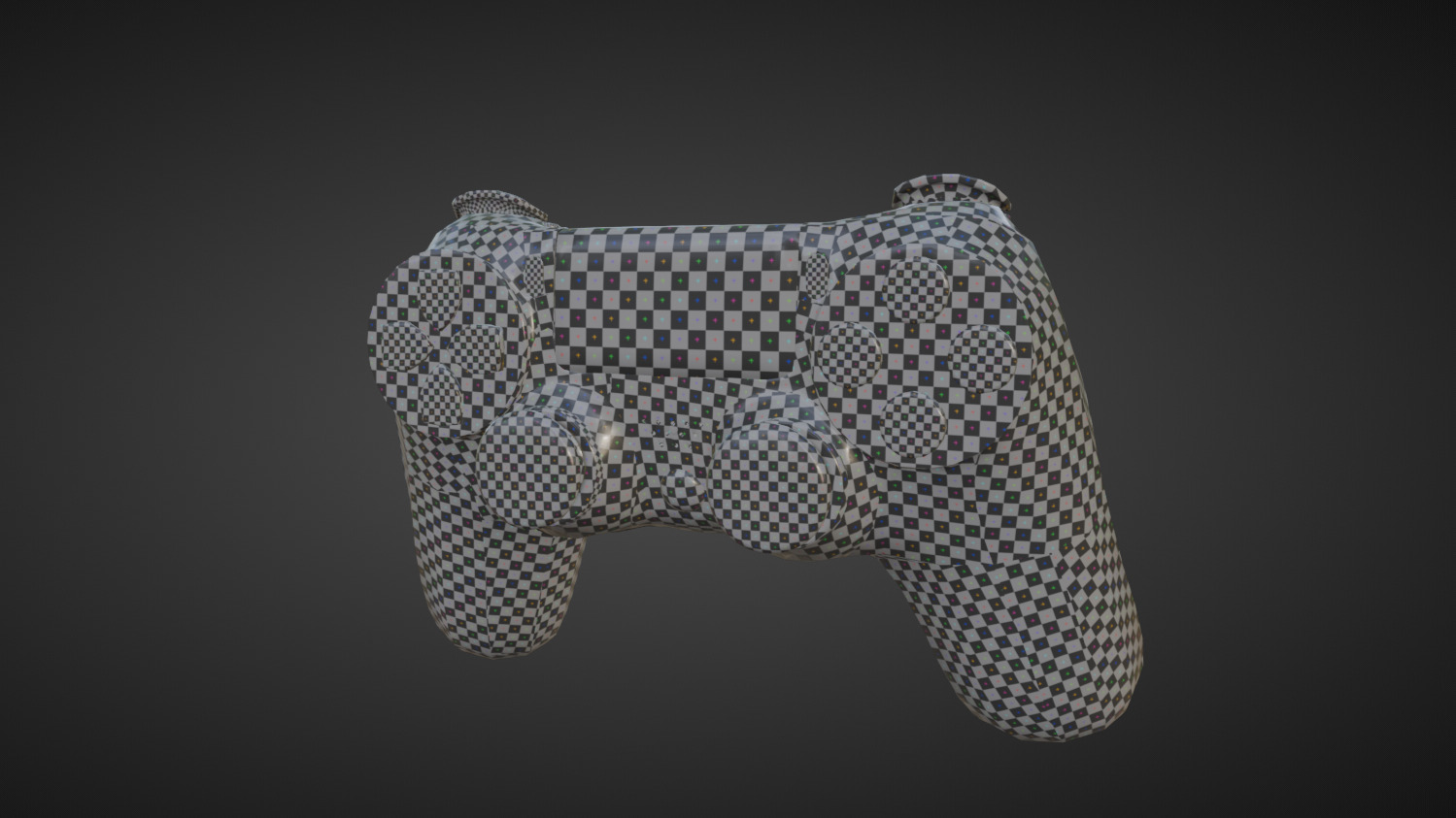 Game Controller Low-poly 3D model_28