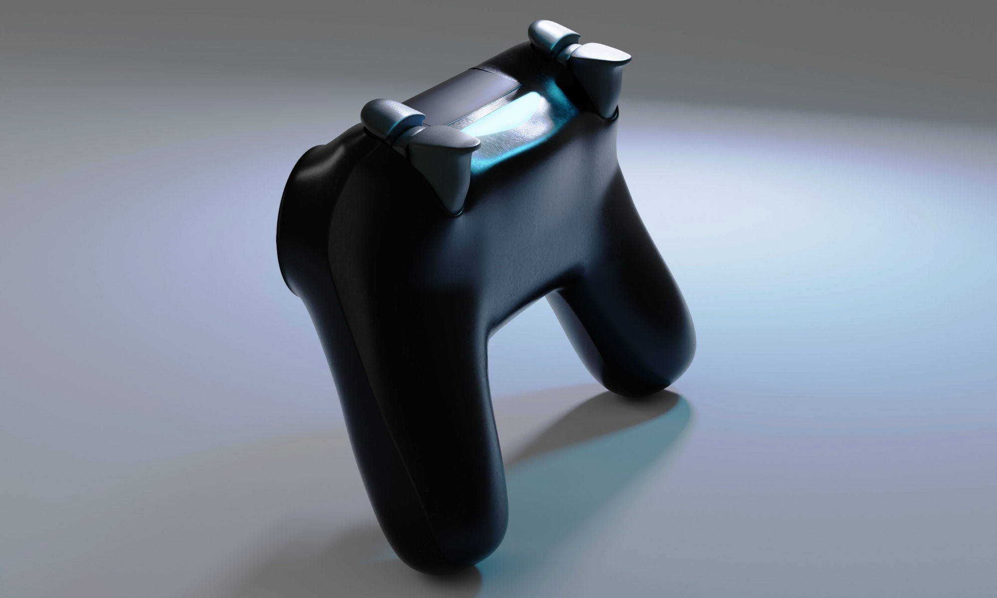 Game Controller Low-poly 3D model_2