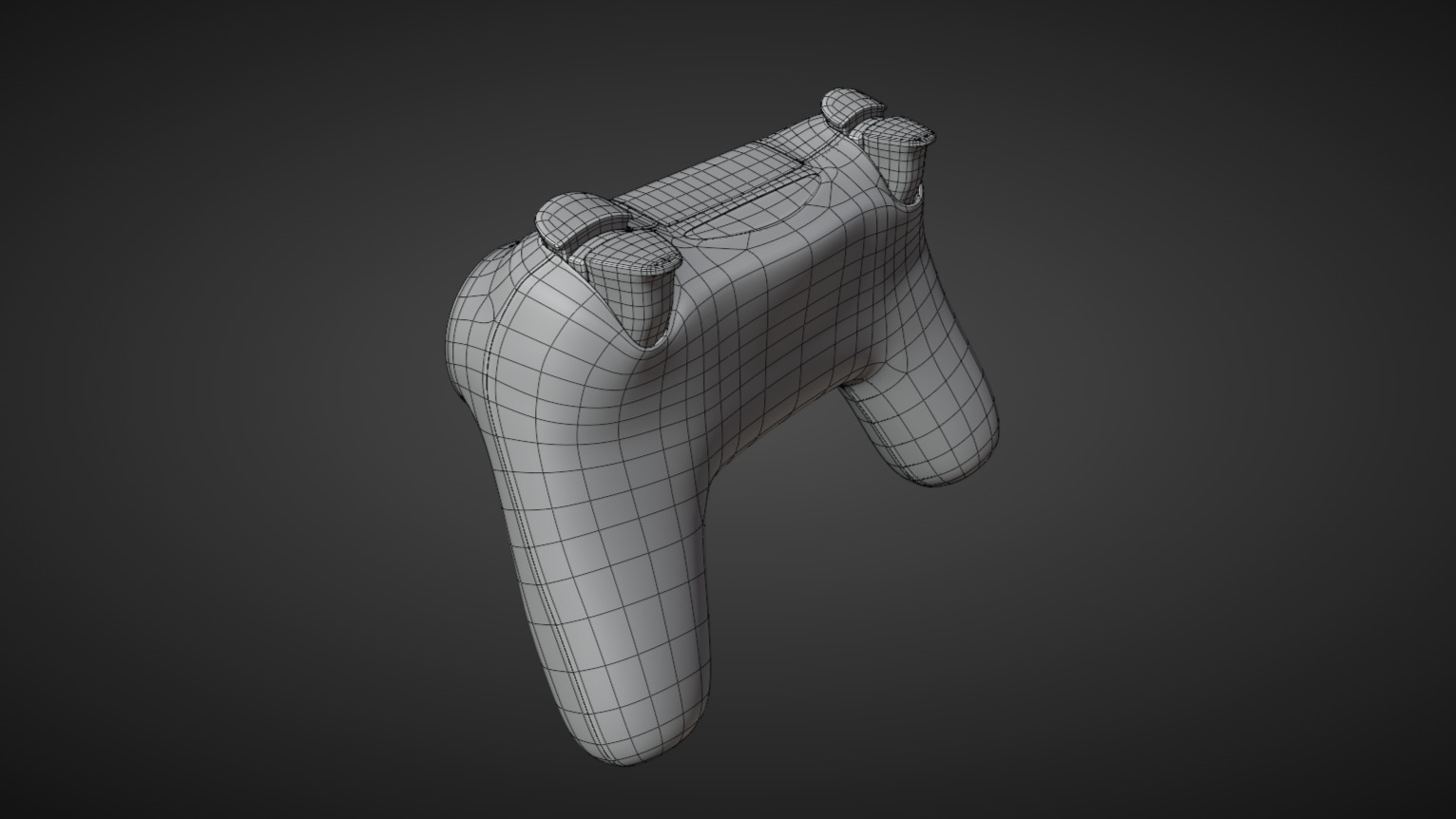 Game Controller Low-poly 3D model_15