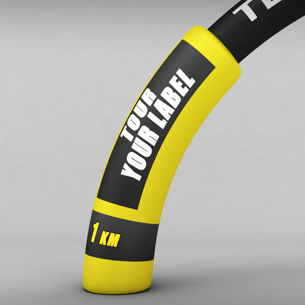 Banner commercial road bike low poly single Low-poly 3D model_5